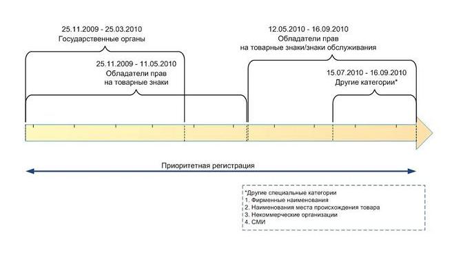Этапы внедрения домена .РФ